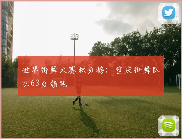 世界街舞大赛积分榜：重庆街舞队以63分领跑
